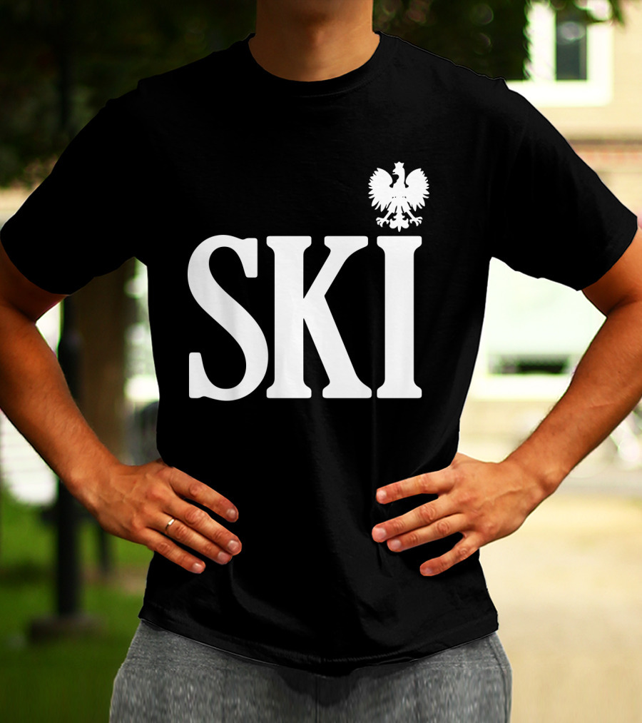SKI Polish White Eagle T-Shirt