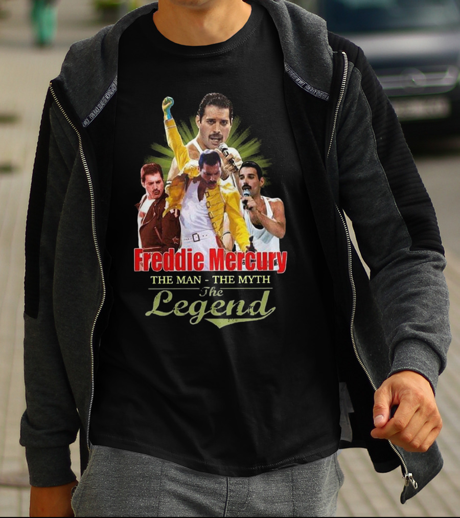 Freddie Mercury The Man The Myth The Legend T-Shirt