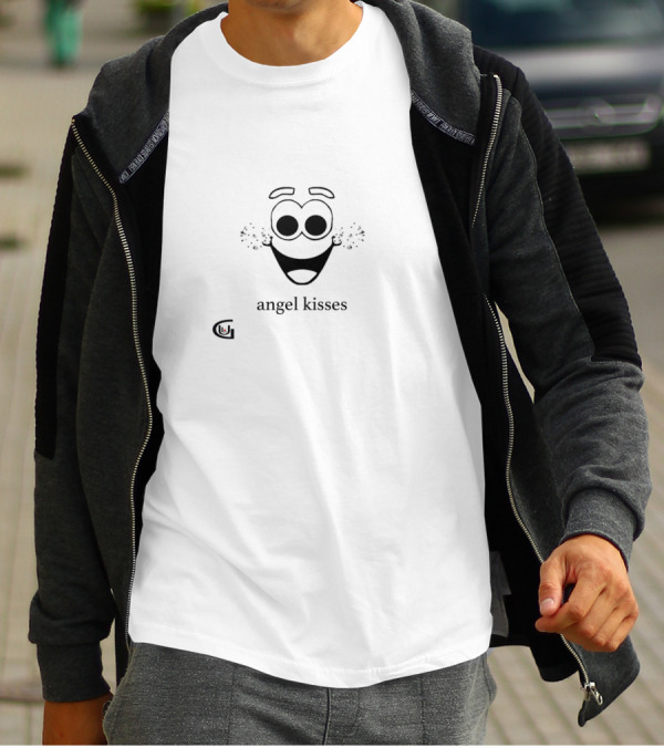 Angel Kisses Freckles Love Smiley Face T-Shirt