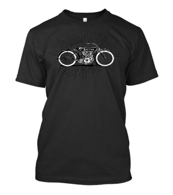 Dayton Vintage Motorcycle Graphic Ready To Roost T-Shirt