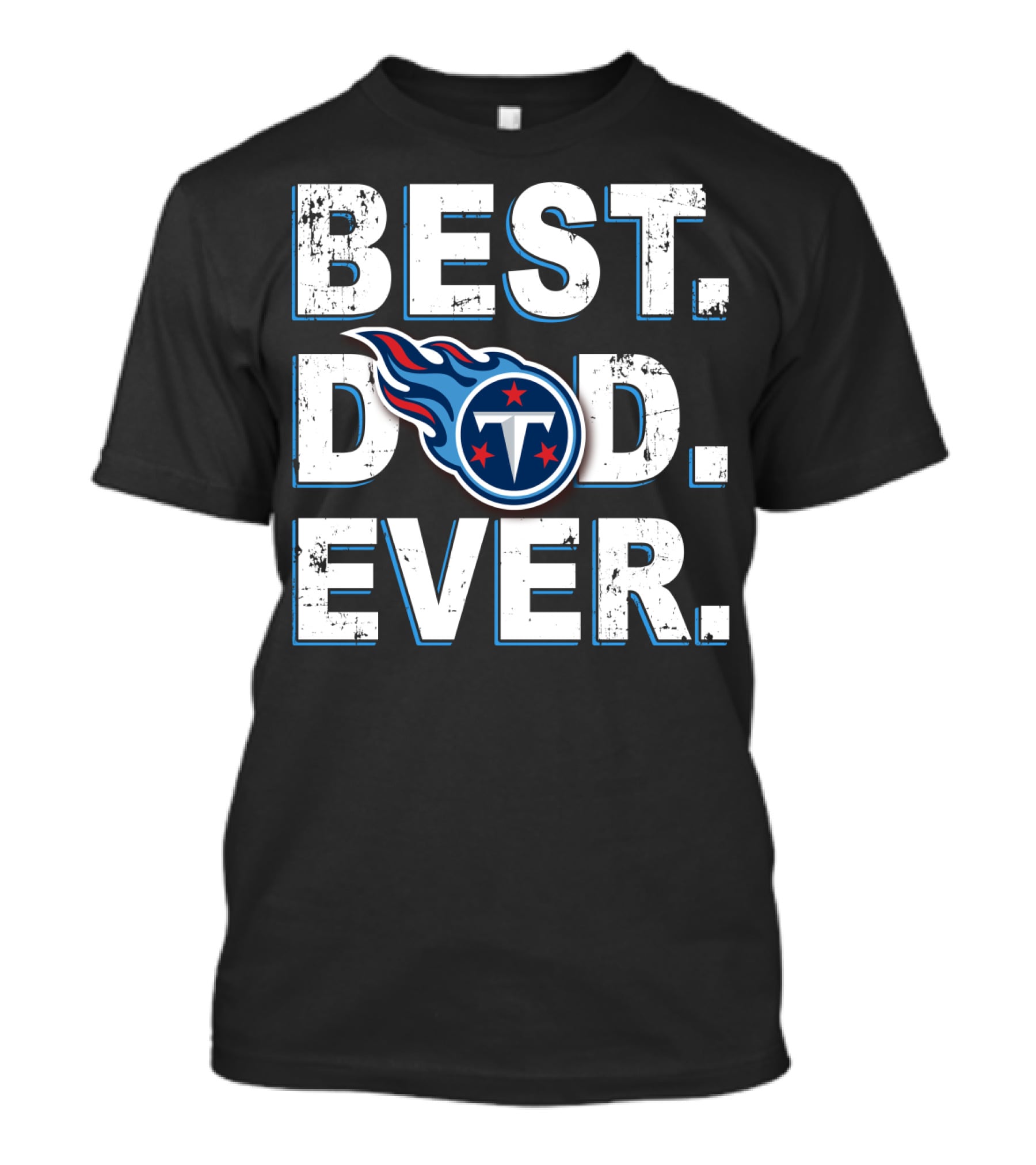 Best Dad Ever Titans Football Fan Gift T-Shirt