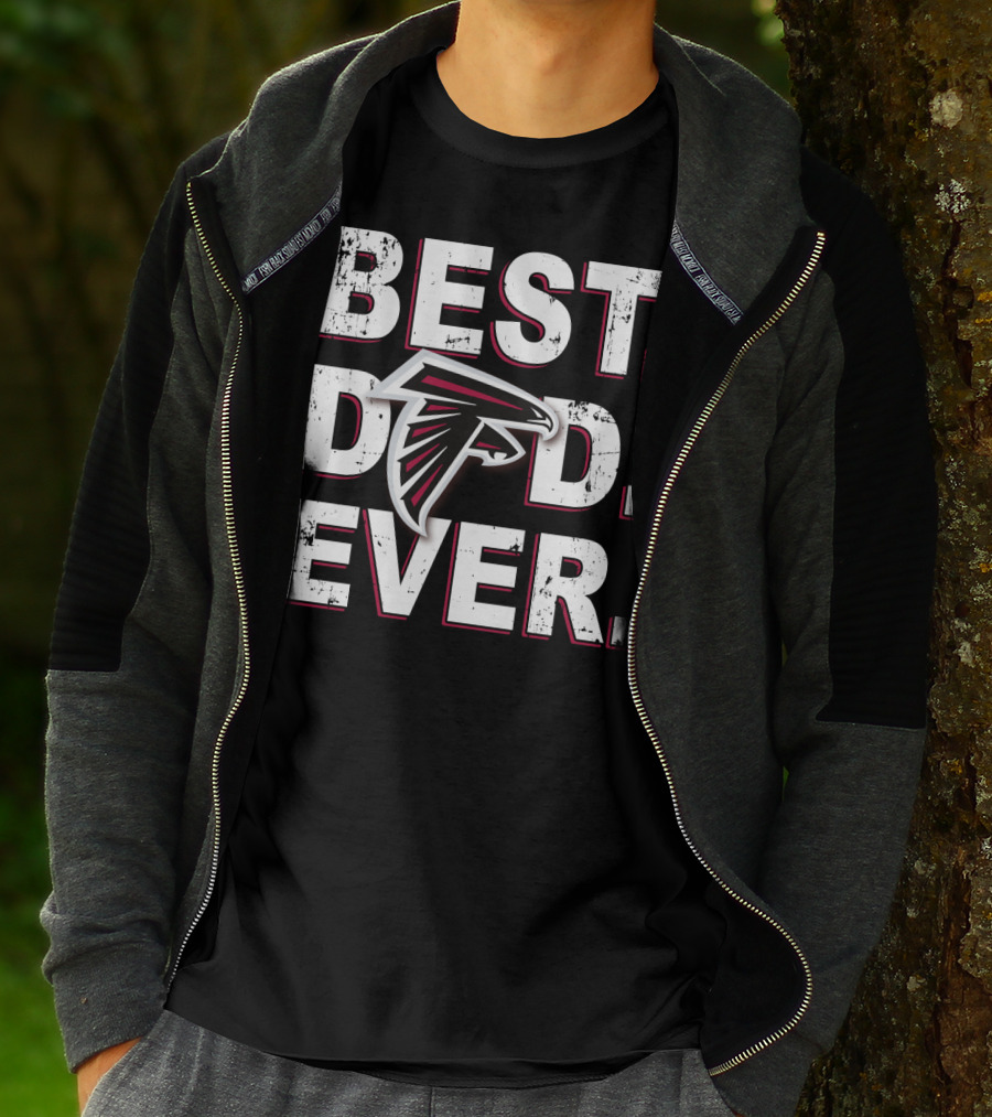 Best Dad Ever Falcons Nfl Team T-Shirt