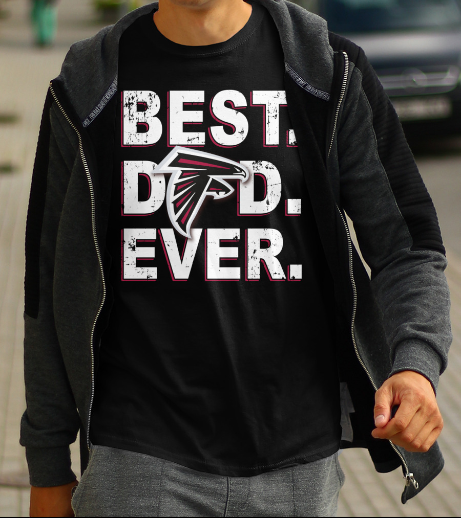 Best Dad Ever Falcons Nfl Team T-Shirt