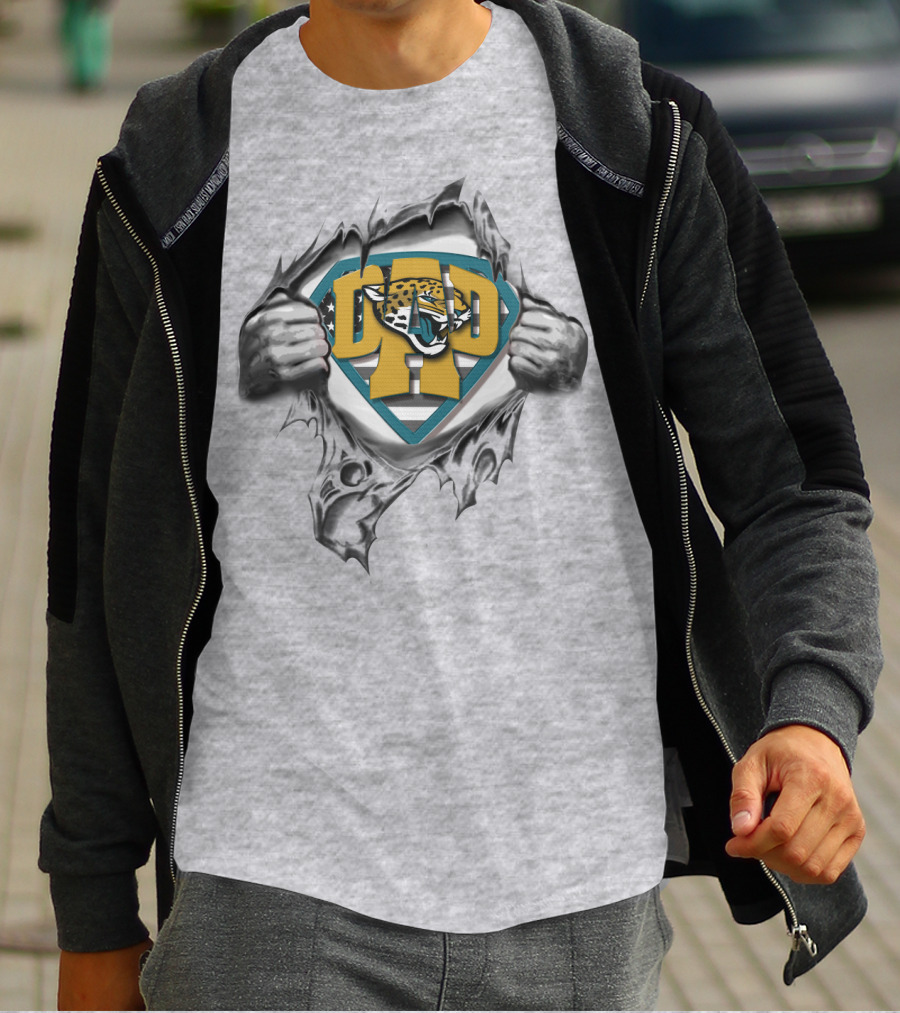 Superdad Dad Jacksonville Jaguars T-Shirt