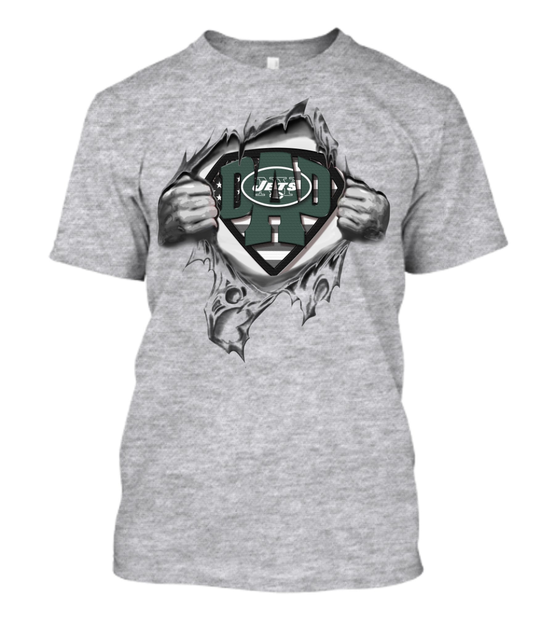 Superdad New York Jets Logo Hidden Emblem T-Shirt
