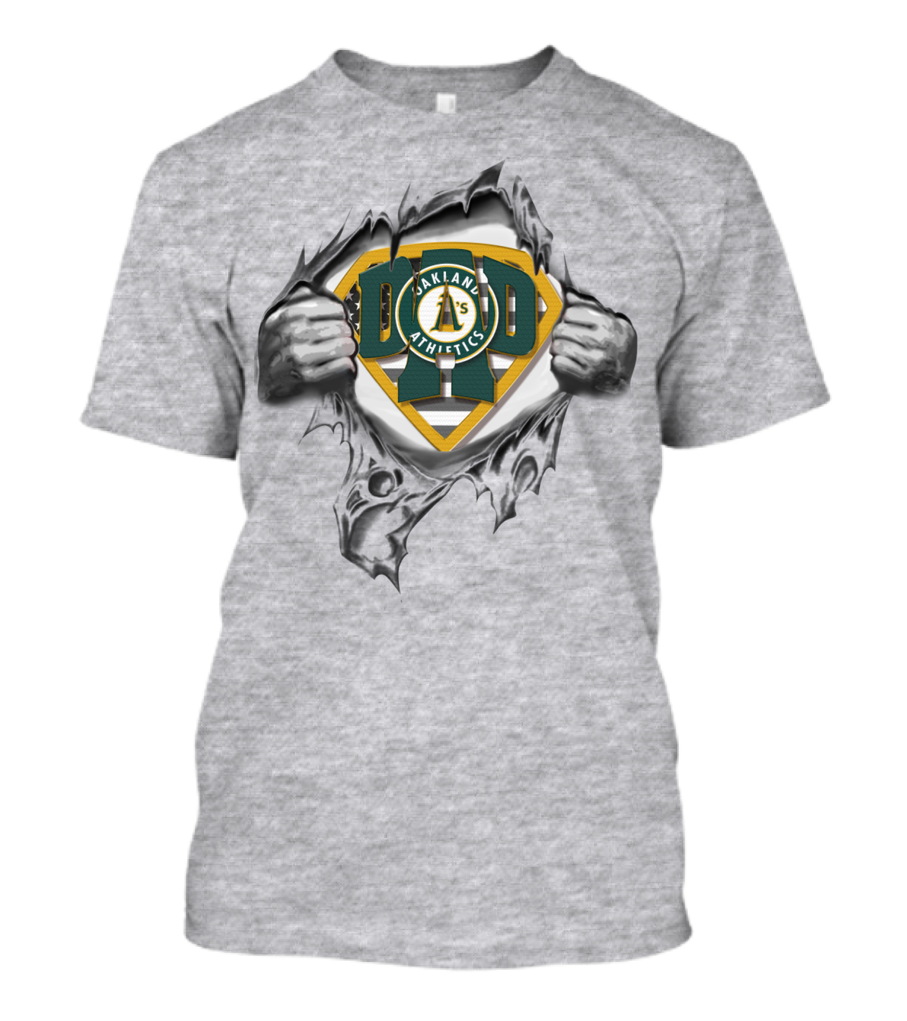 Oakland Athletics SUPERDAD Comic T-Shirt