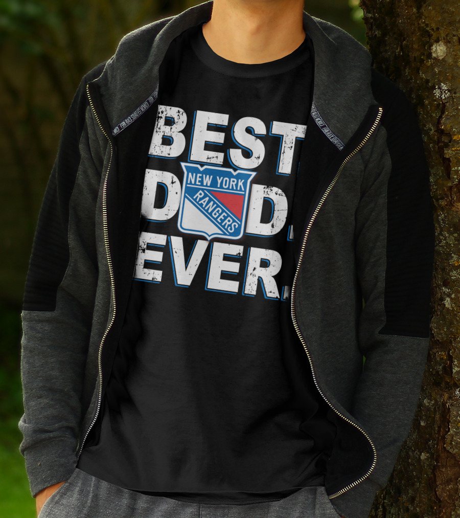 Best Dad Ever New York Rangers T-Shirt