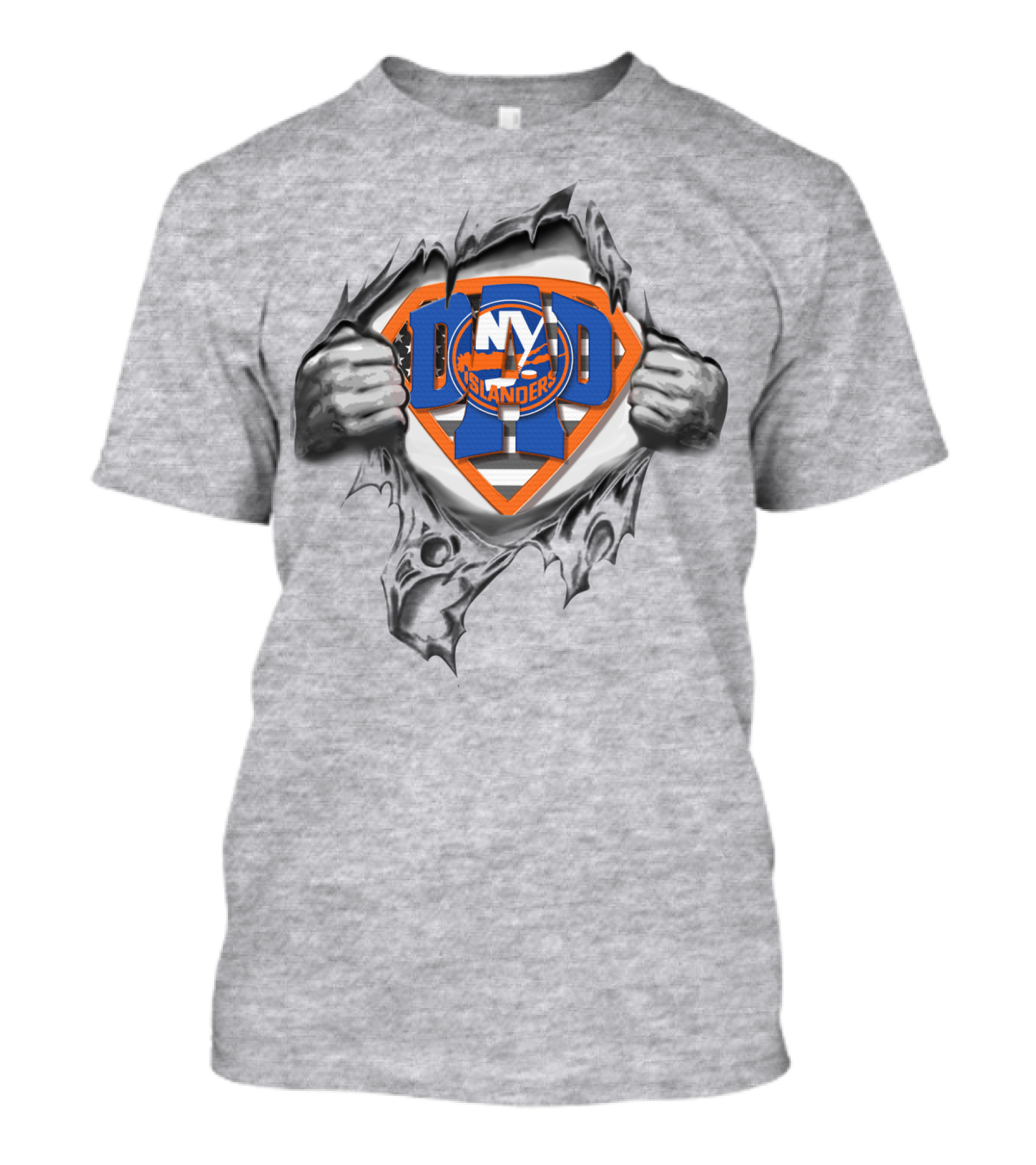 SUPERDAD New York Islanders Logo Superman T-Shirt