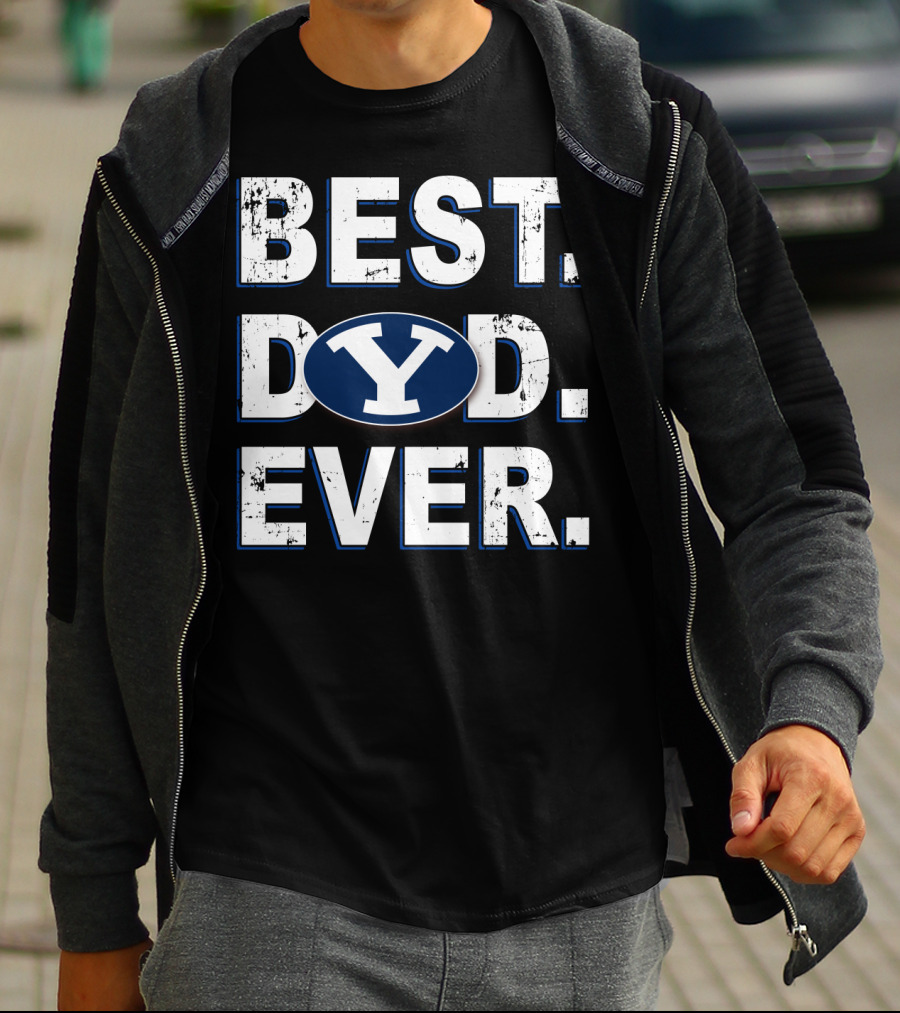 Best Dad Ever Byu Cougars Y T-Shirt