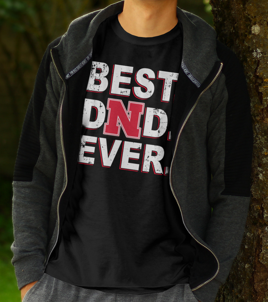 Best Dad Ever Nebraska Cornhuskers N T-Shirt