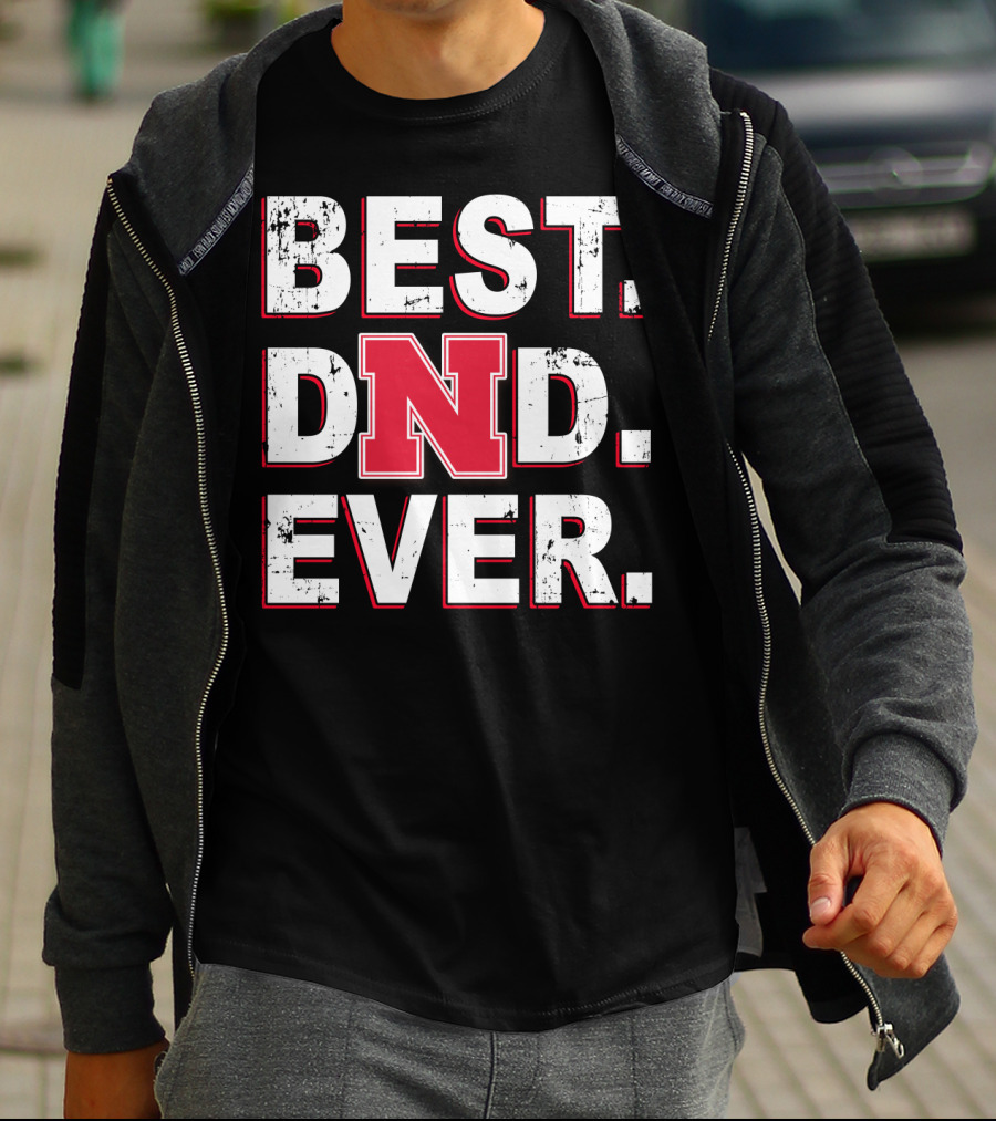 Best Dad Ever Nebraska Cornhuskers N T-Shirt