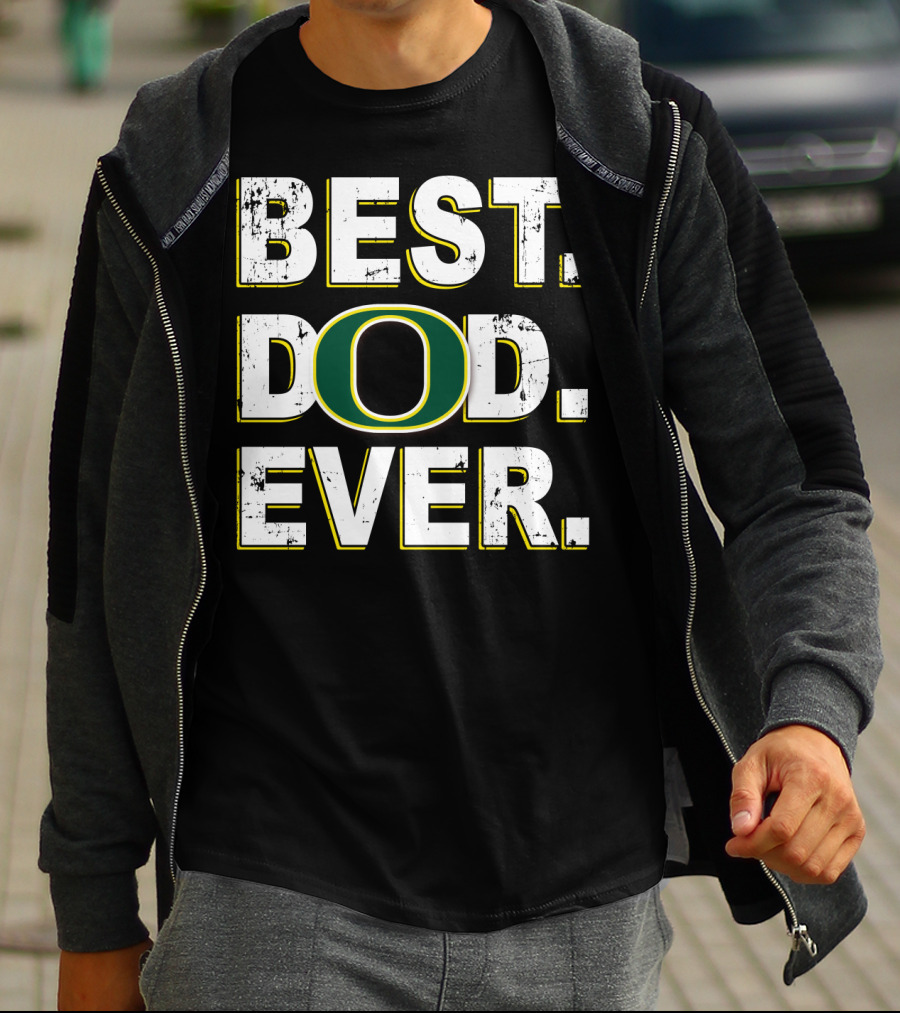 Best Dad Ever Oregon Ducks T-Shirt