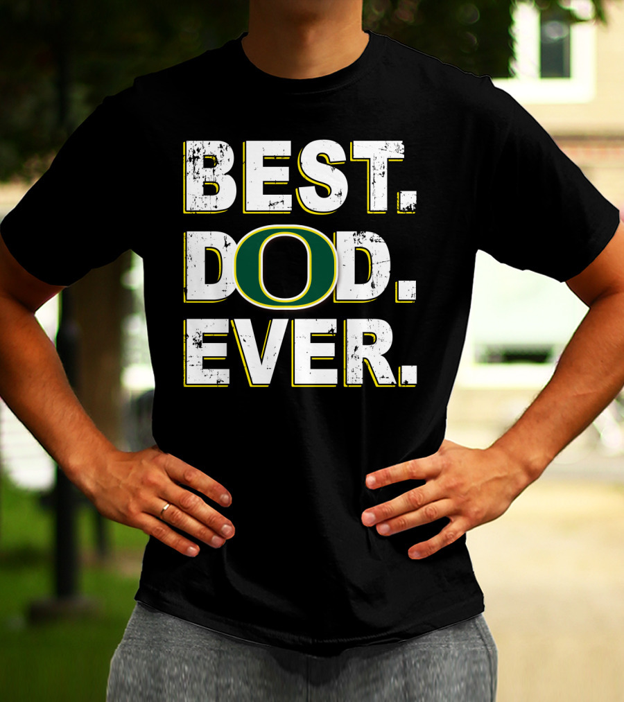 Best Dad Ever Oregon Ducks T-Shirt