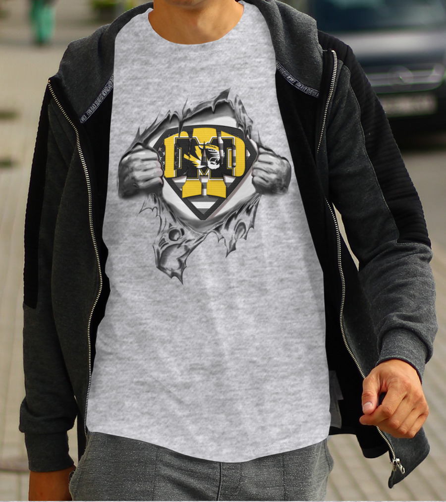 SUPERDAD MIZZOU FOOTBALL TIGERS T-Shirt