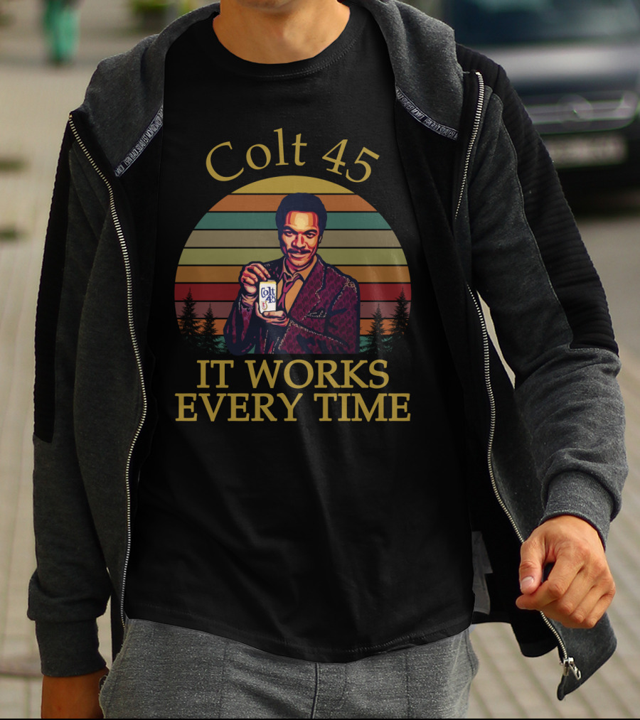 Billy Dee Williams Colt 45 It Works Every Time T-Shirt