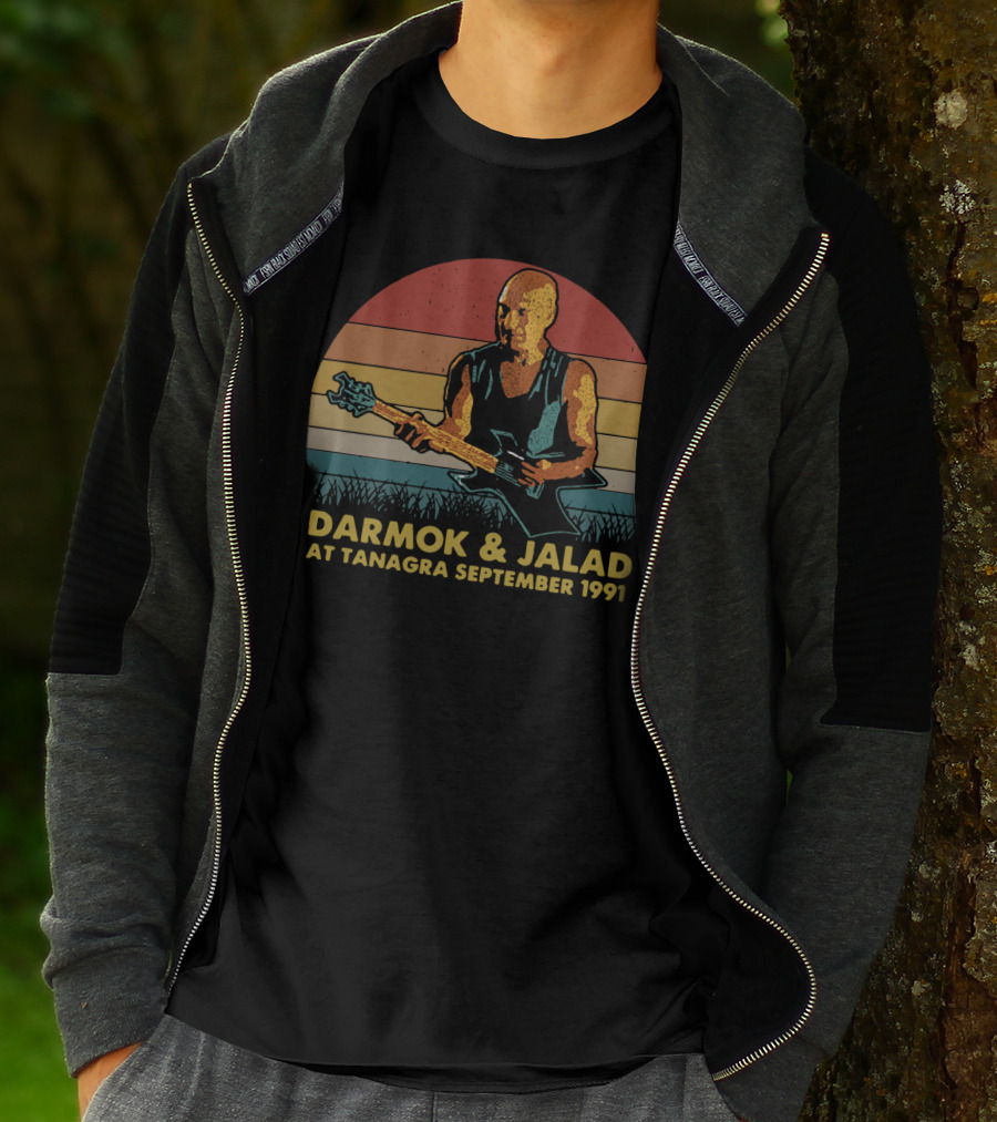 Darmok And Jalad At Tanagra September 1991 Retro Music Guitar T-Shirt