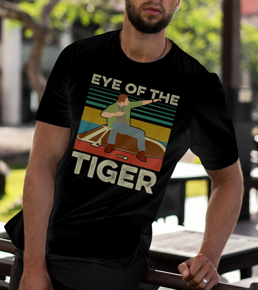Supernatural Dean Eye Of The Tiger Retro Pose T-Shirt