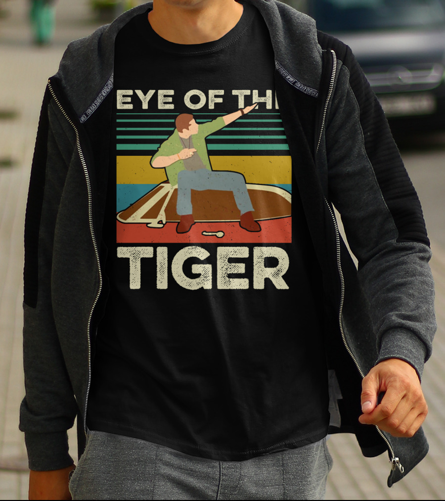 Supernatural Dean Eye Of The Tiger Retro Pose T-Shirt
