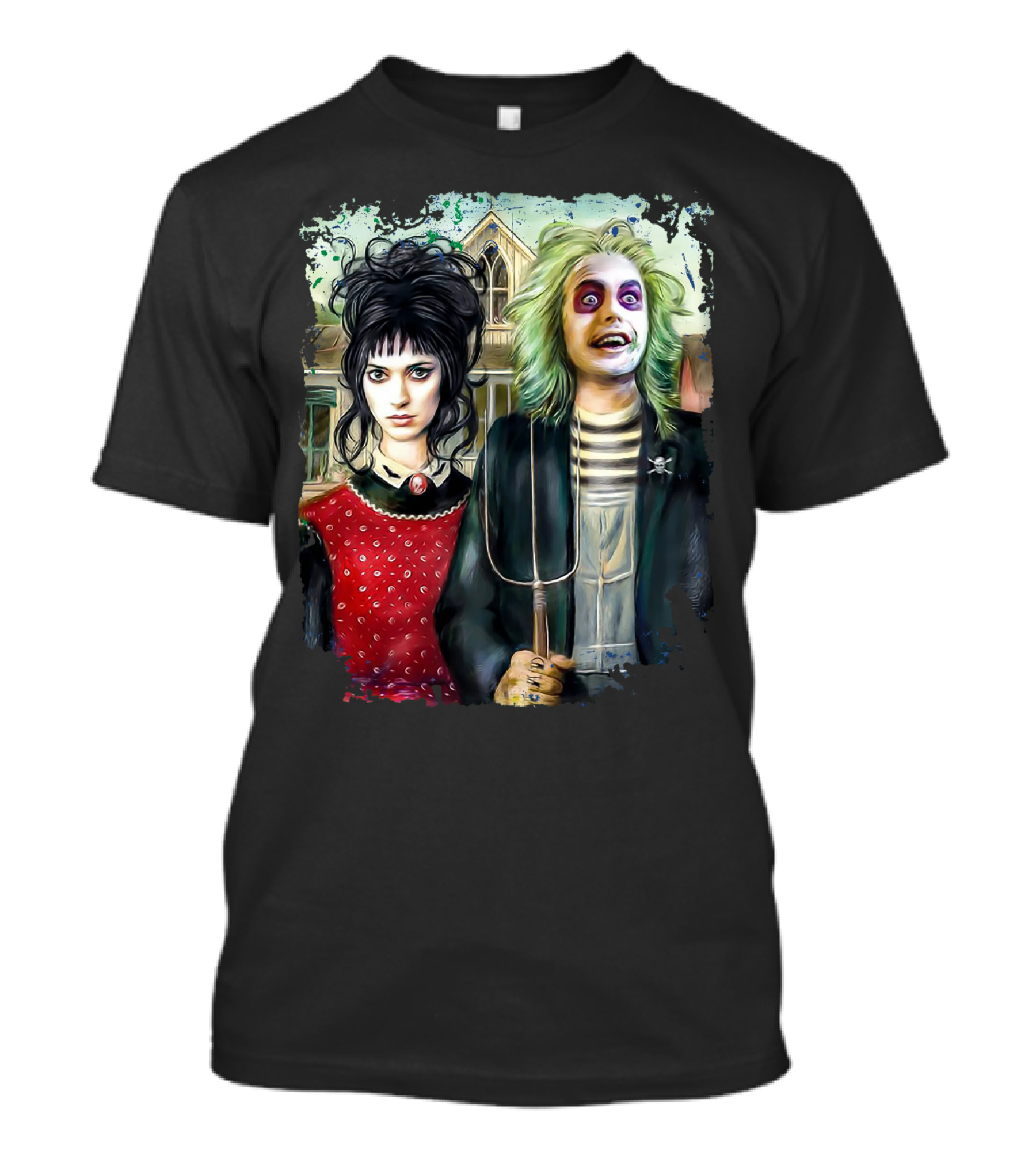 American Gothic Beetlejuice Lydia House T-Shirt