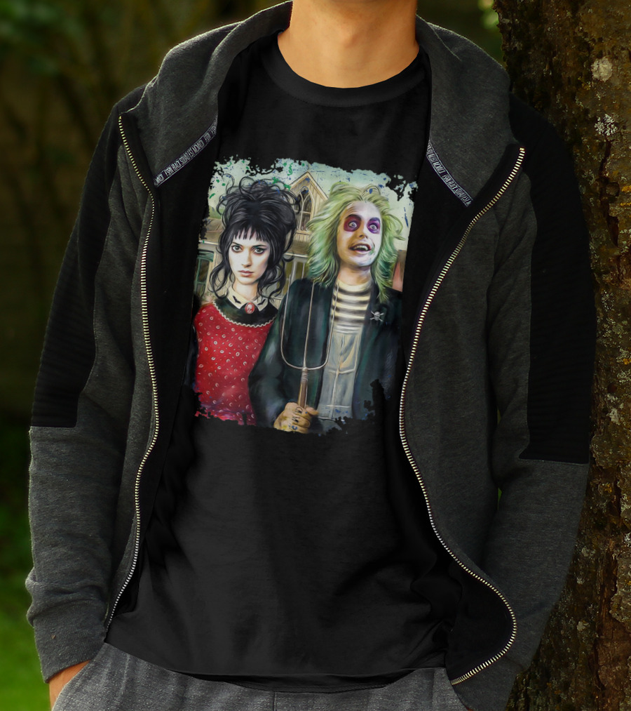 American Gothic Beetlejuice Lydia House T-Shirt