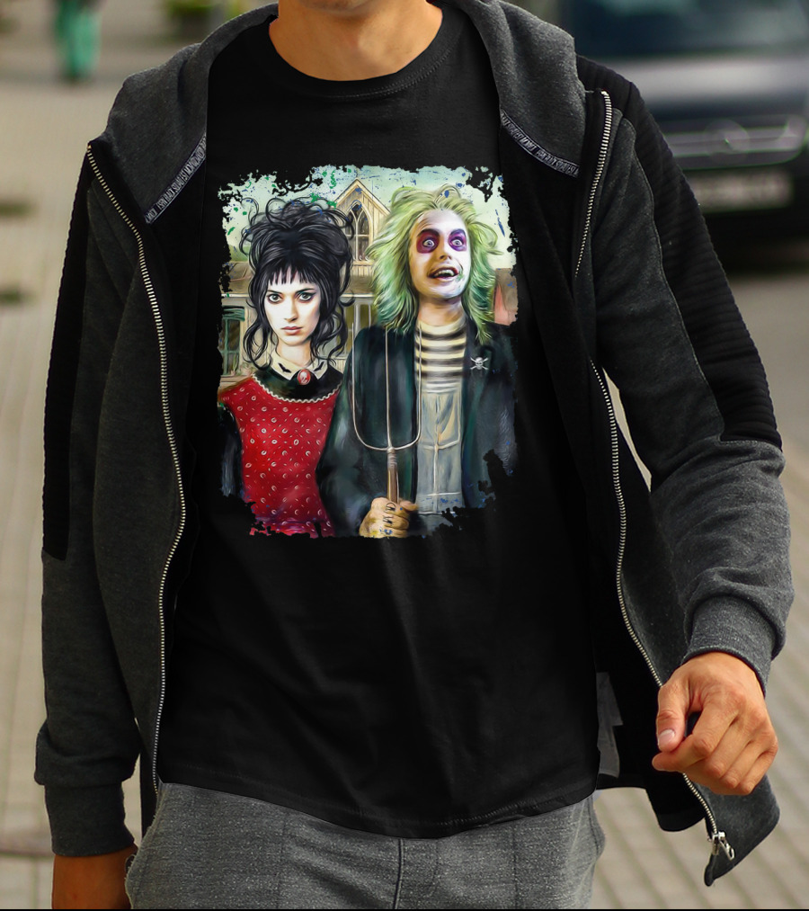American Gothic Beetlejuice Lydia House T-Shirt