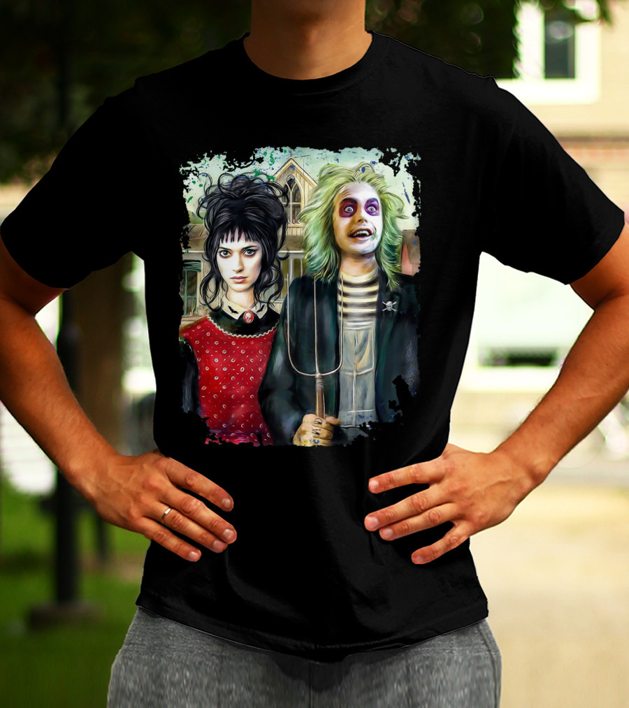 American Gothic Beetlejuice Lydia House T-Shirt