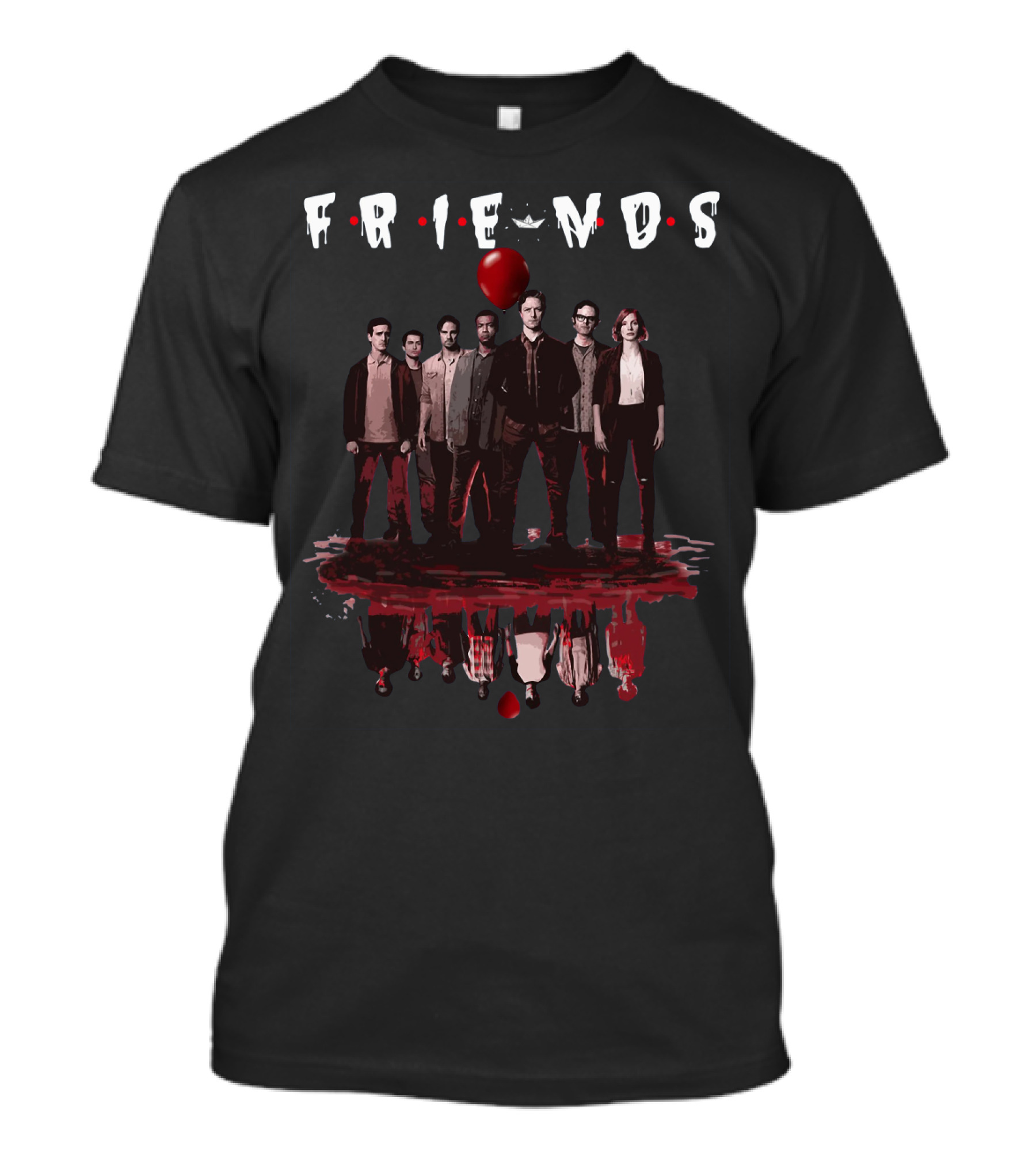 Friends It Chapter Two Character Reflection Red Balloon T-Shirt