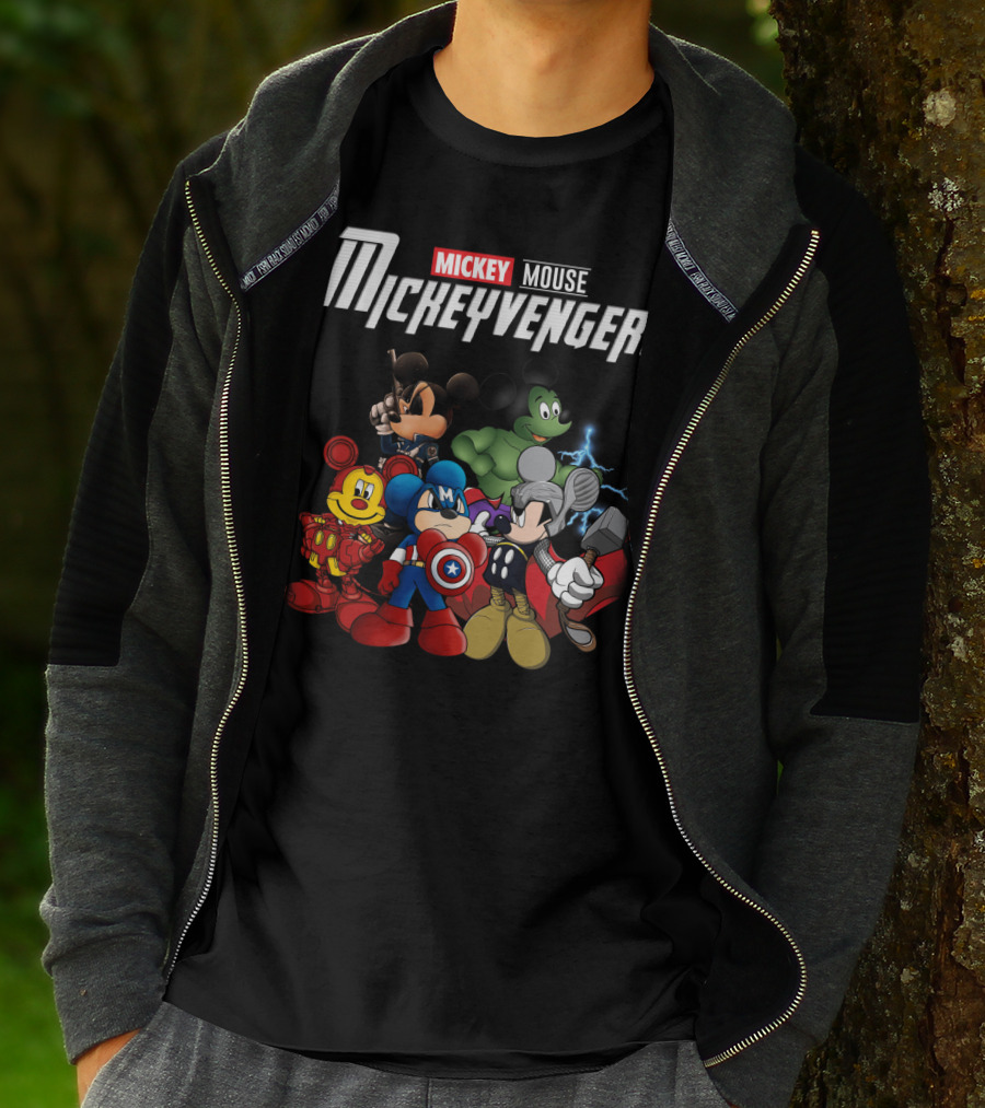 Mickey Mouse Mickeyvengers Marvel Avengers Endgame Disney Crossover T-Shirt