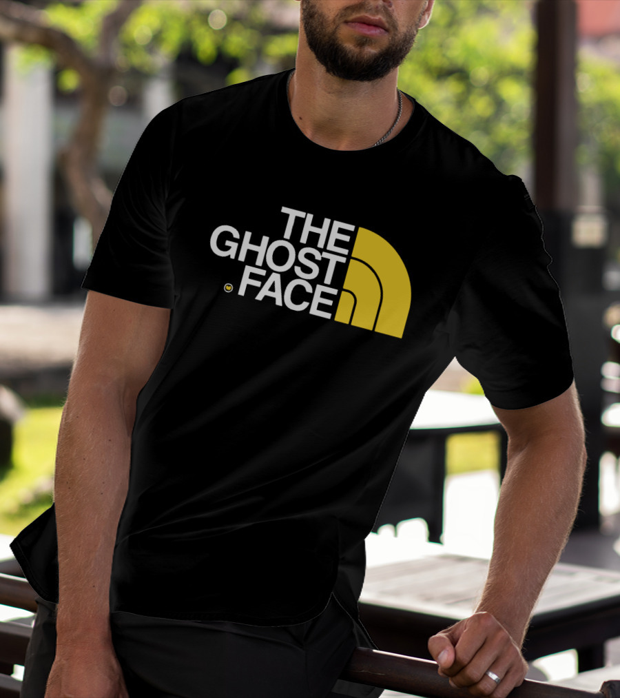 Wu Tang Clan The Ghost Face North Face Logo T-Shirt