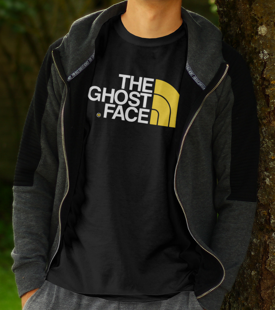 Wu Tang Clan The Ghost Face North Face Logo T-Shirt