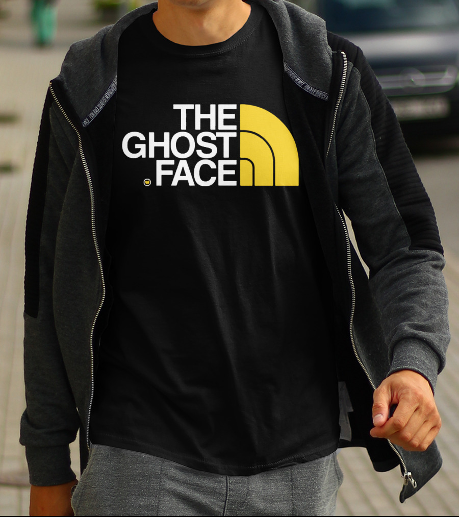Wu Tang Clan The Ghost Face North Face Logo T-Shirt