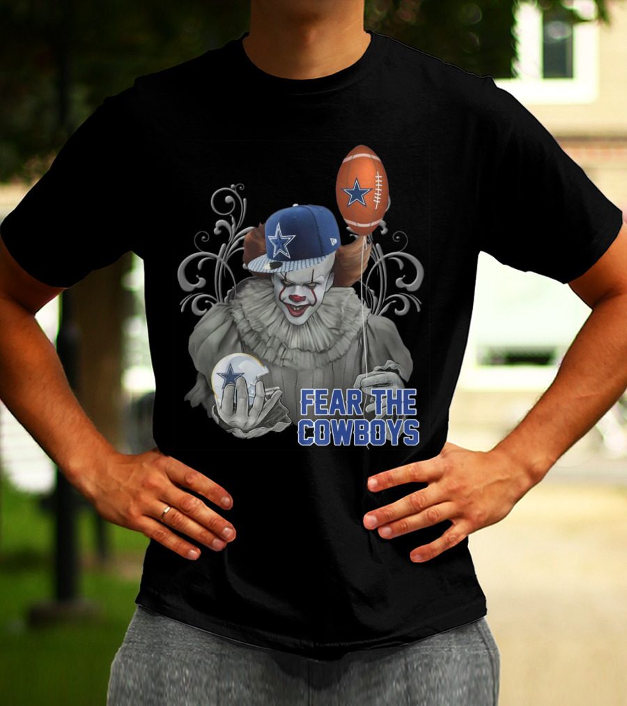Pennywise Fear The Cowboys Dallas Football Team Balloon Hat T-Shirt
