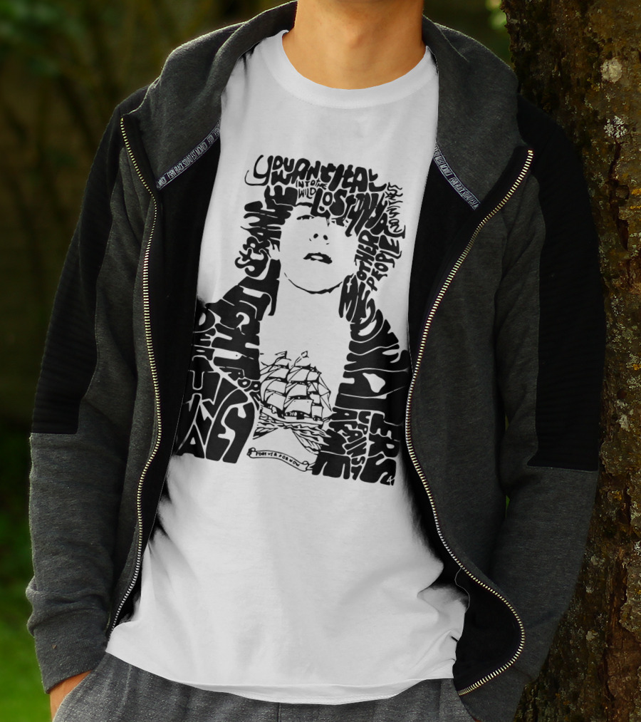 Lp Lost On You Uprising Departure Waters Stormy Seas By Paul Attwood T-Shirt