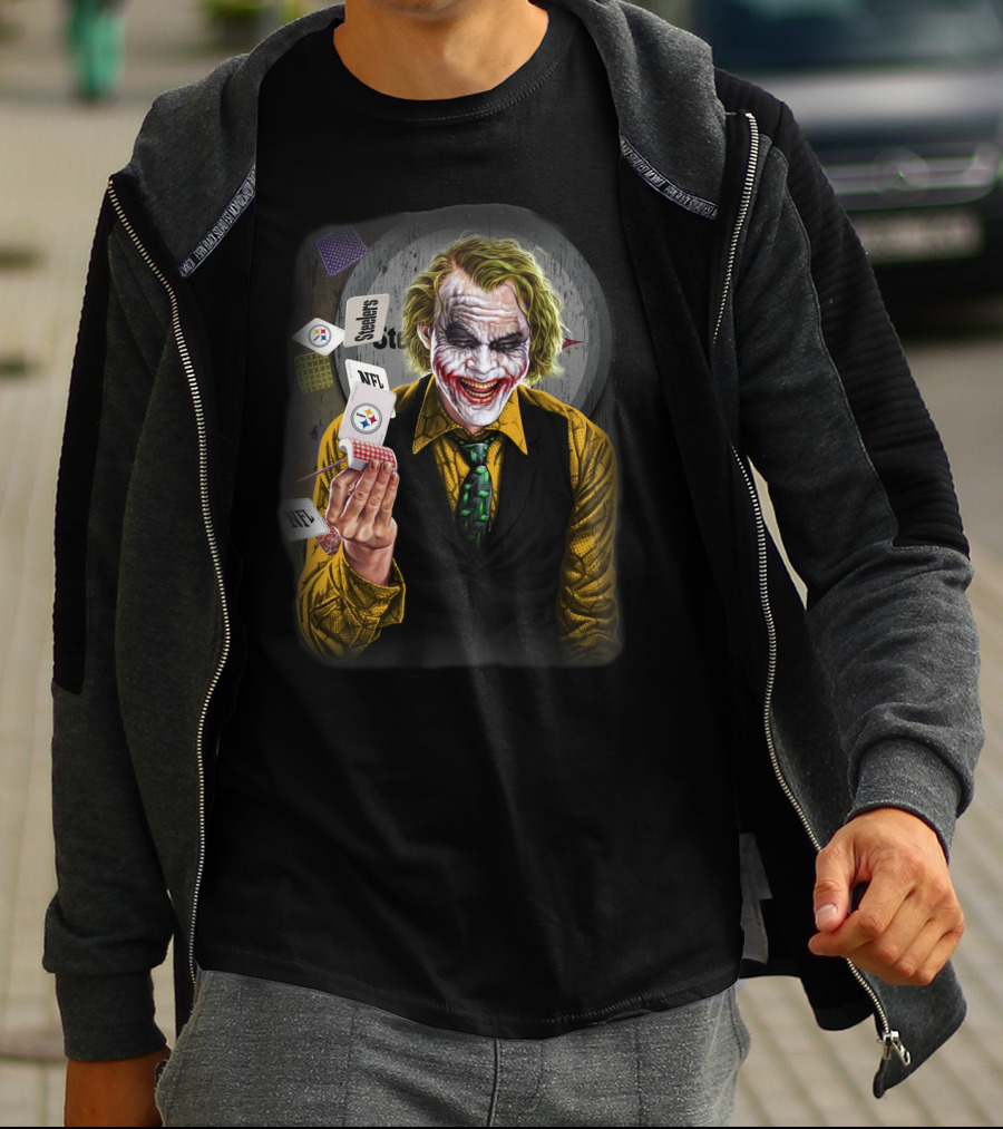 Pittsburgh Steelers Joker Nfl Playing Cards T-Shirt
