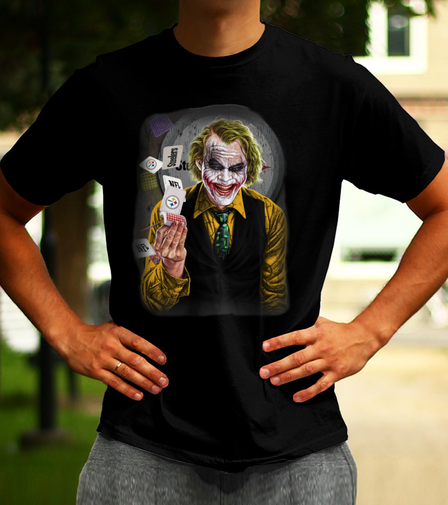 Pittsburgh Steelers Joker Nfl Playing Cards T-Shirt