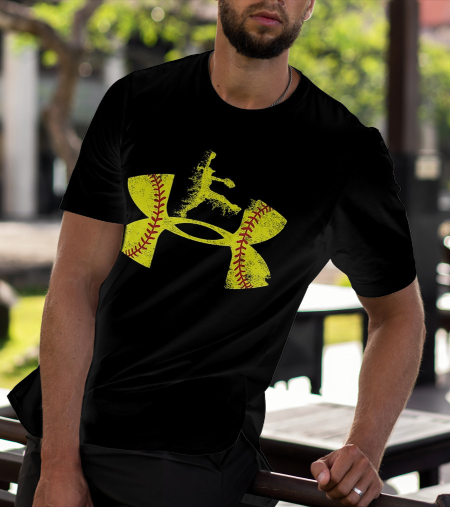 Under Armour Softball Player Jumping T-Shirt