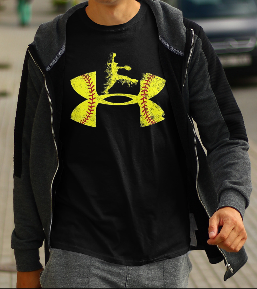 Under Armour Softball Player Jumping T-Shirt