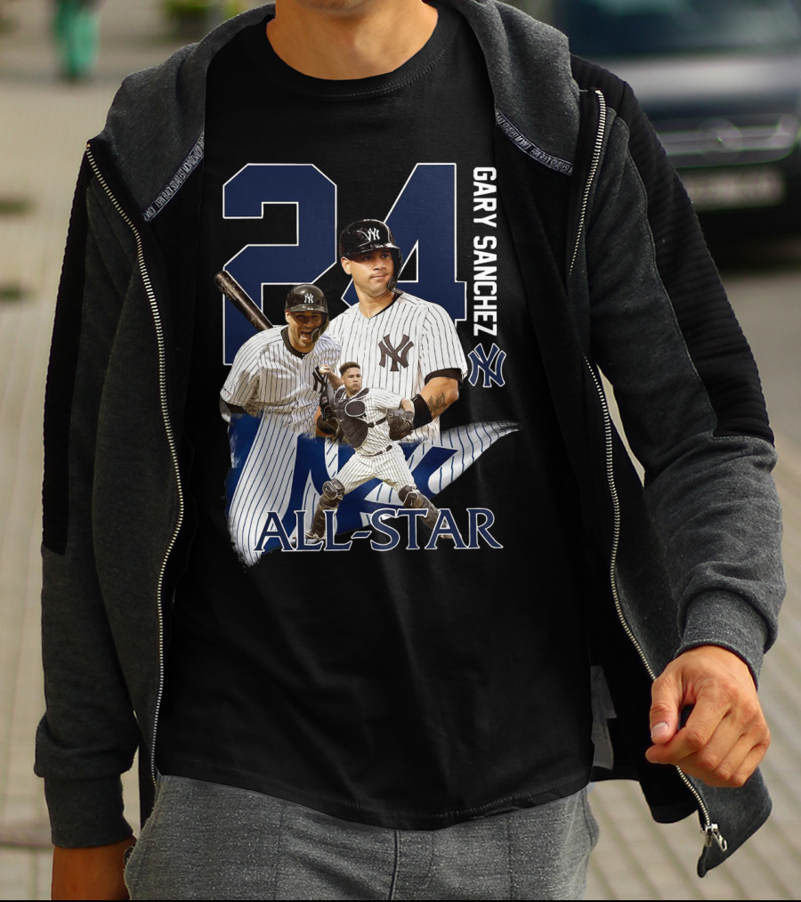 New York Yankees Gary Sanchez 24 All-Star T-Shirt