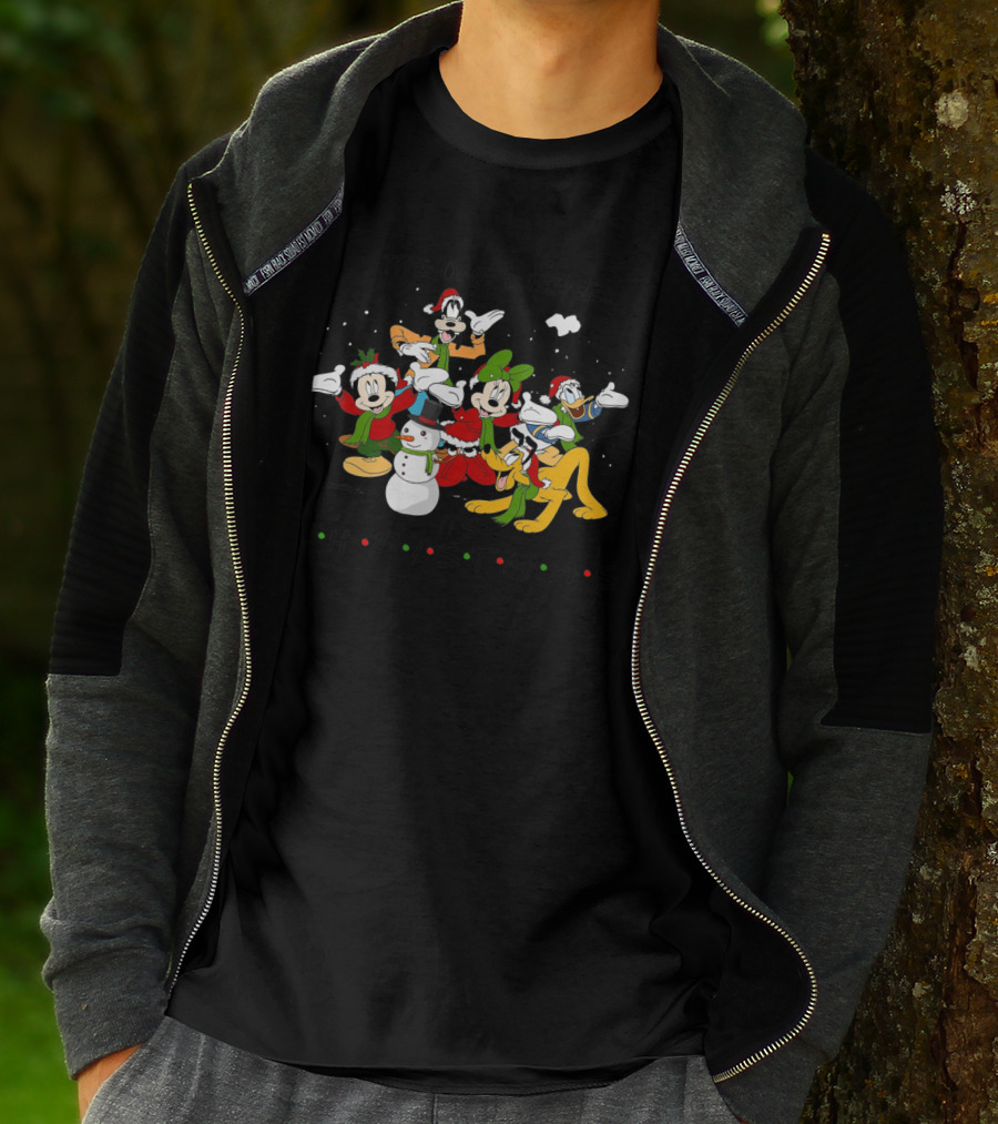 The One Where It's Christmas Disney Cartoon Characters T-Shirt