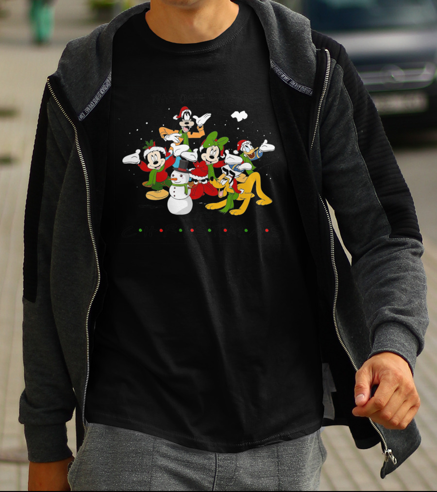 The One Where It's Christmas Disney Cartoon Characters T-Shirt