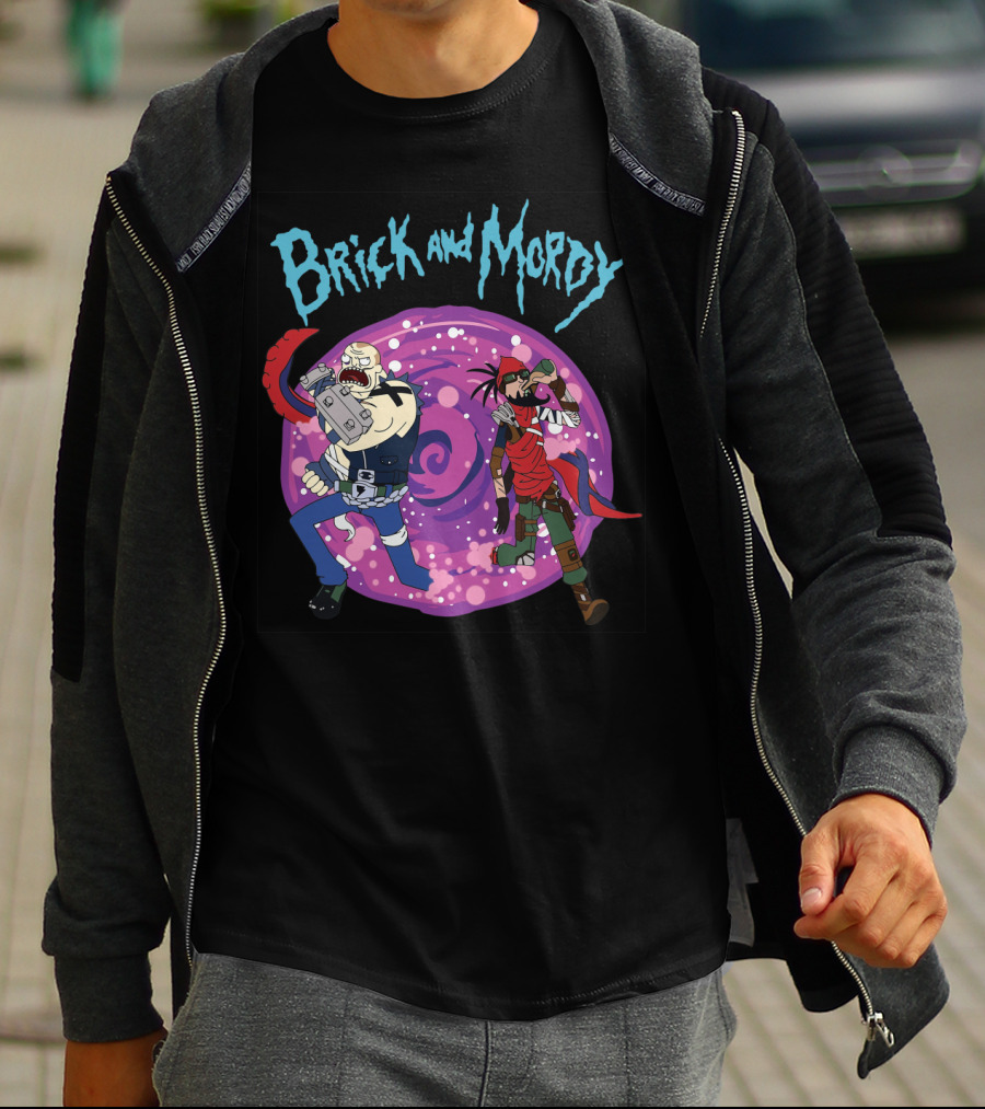 Brick And Moroy Portal Crossover Adventure T-Shirt