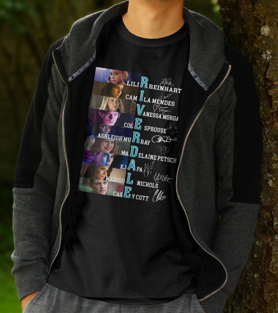 RIVERDALE LILI REINHART CAMILA MENDES VANESSA MORGAN COLE SPROUSE ASHLEIGH MURRAY MADELAINE PETSCH KJ APA MARISON NICHOLS CASEY COTT T-Shirt