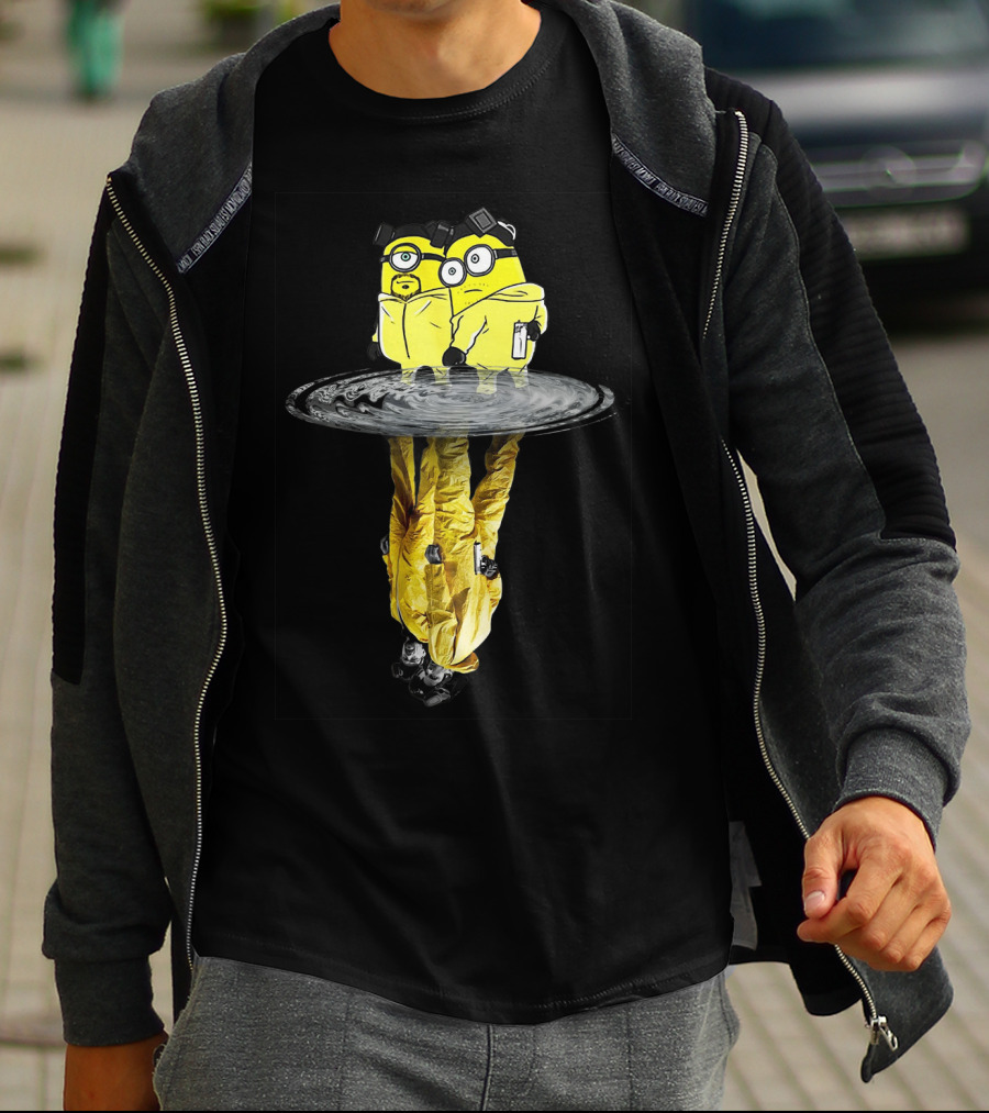 Minion Walter White Jesse Breaking Bad Reflection T-Shirt