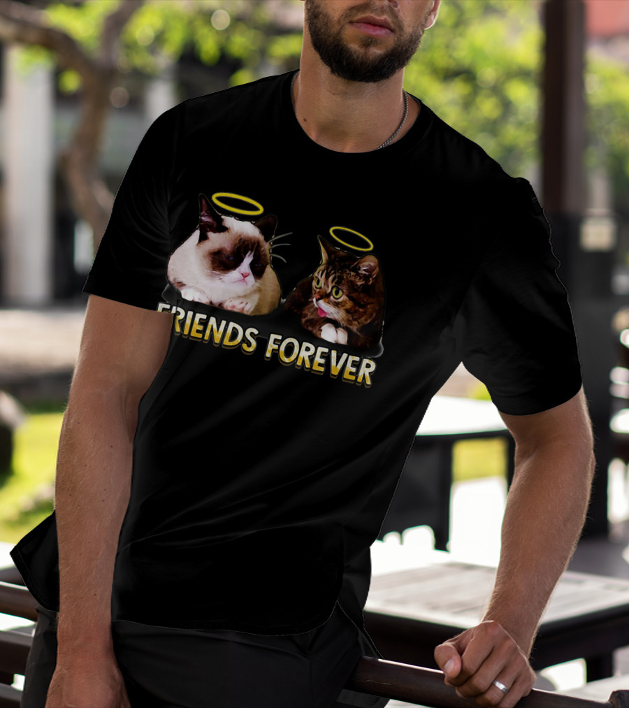 Grumpy Lil Bub Friends Forever T-Shirt