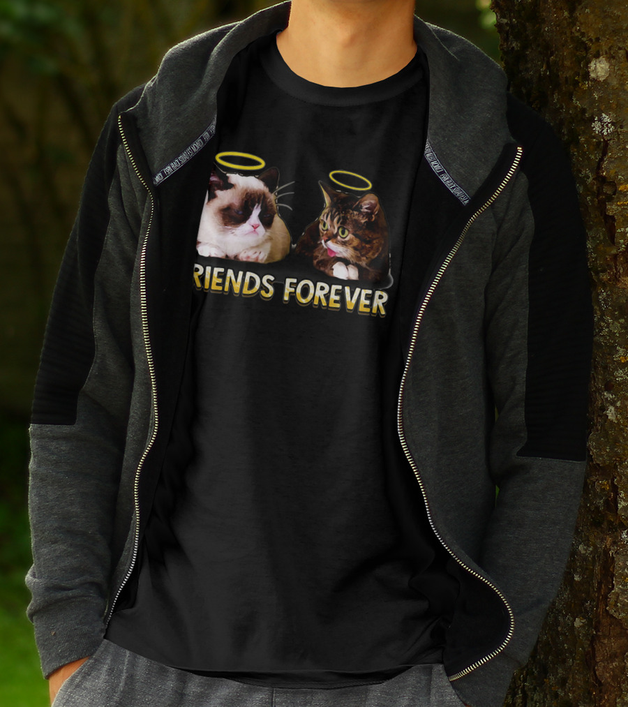 Grumpy Lil Bub Friends Forever T-Shirt