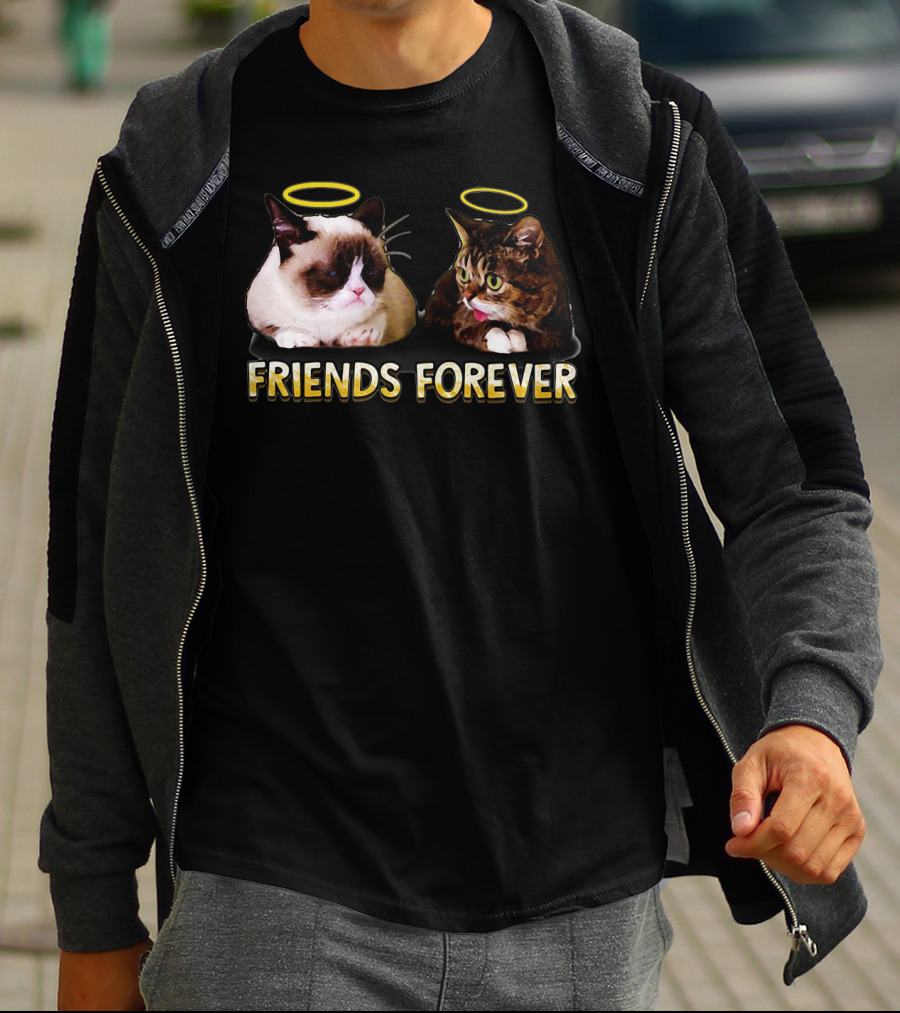 Grumpy Lil Bub Friends Forever T-Shirt