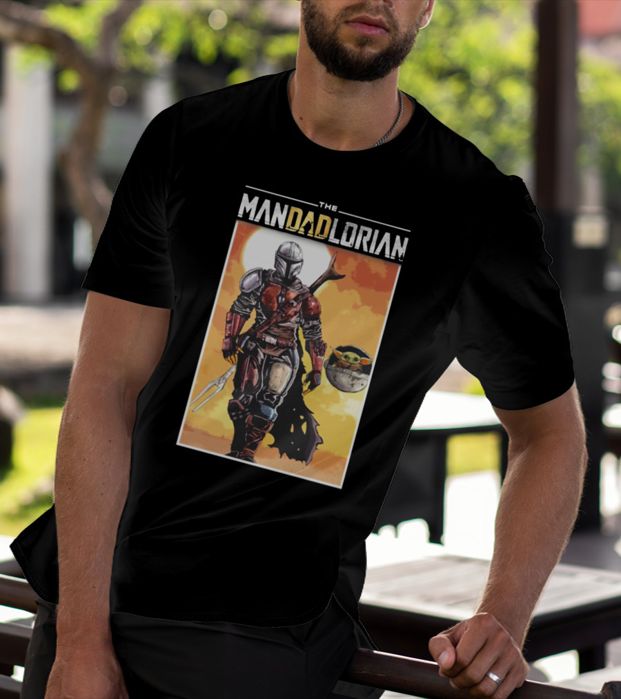 The Mandadlorian Dad Yoda The Mandalorian T-Shirt