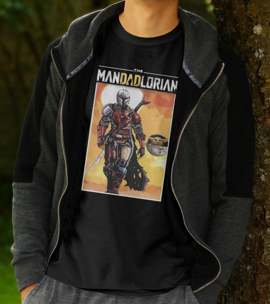 The Mandadlorian Dad Yoda The Mandalorian T-Shirt