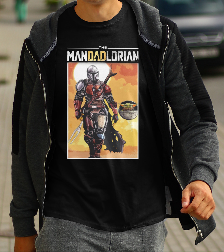 The Mandadlorian Dad Yoda The Mandalorian T-Shirt