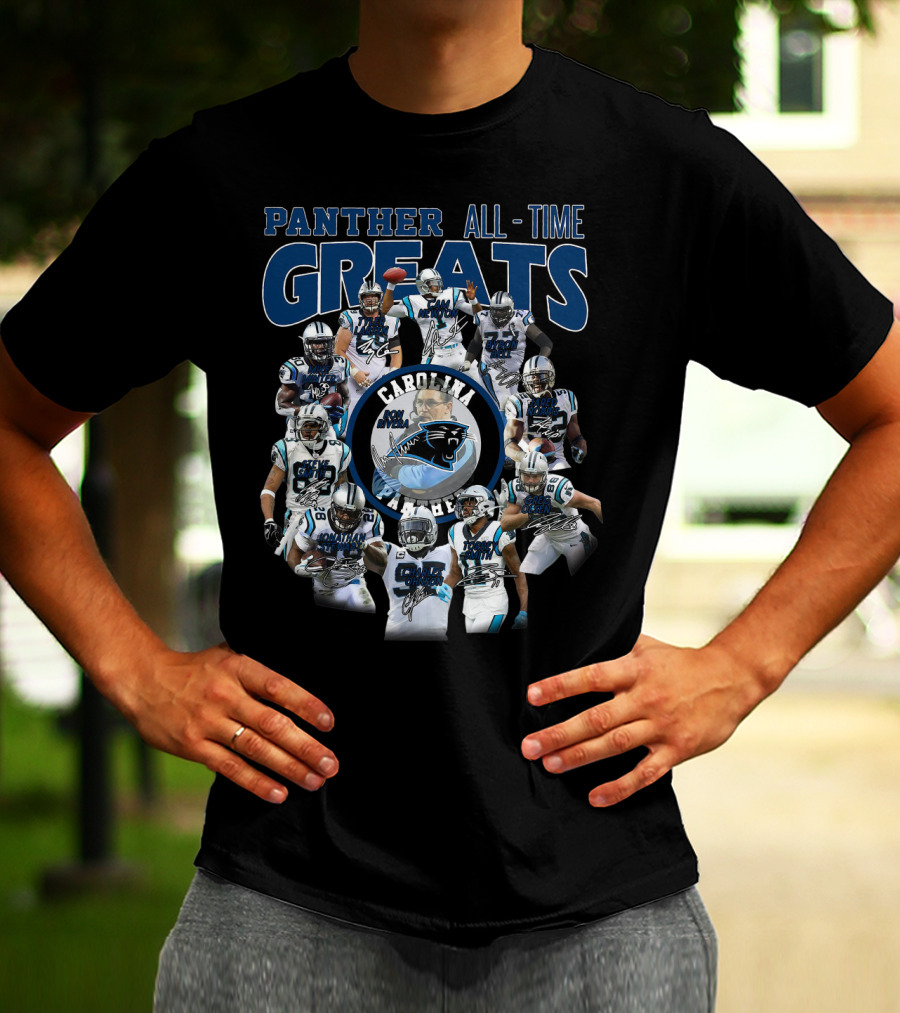 PANTHER ALL-TIME GREATS CAROLINA PANTHERS T-Shirt